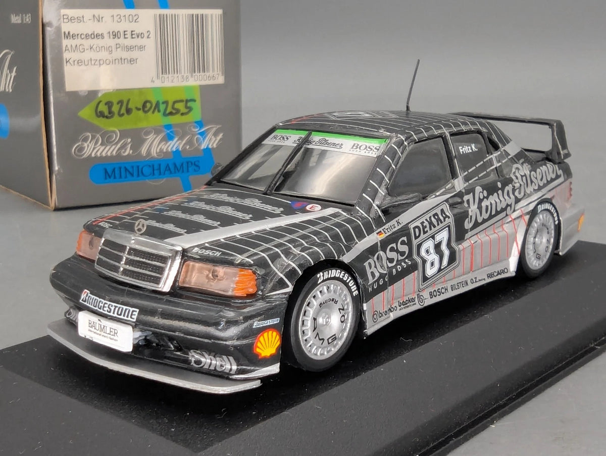 Modellautos 1:43 Minichamps Mercedes Benz 190E Evo 2 Köpi #87 Fritz K. mit OVP