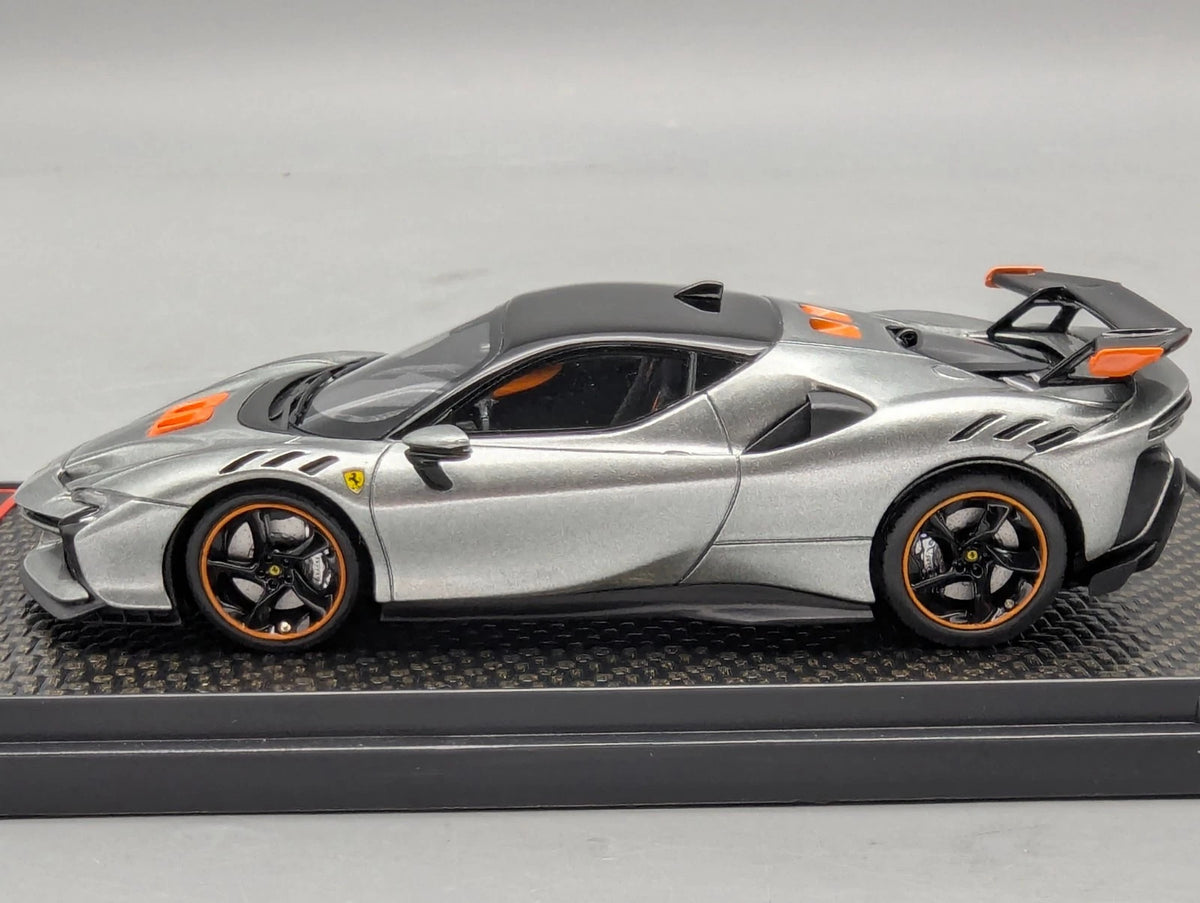Modellautos 1:43 BBR Concept43 Ferrari SF90 XX Stradale Ltd 21/50 Grigio mit OVP