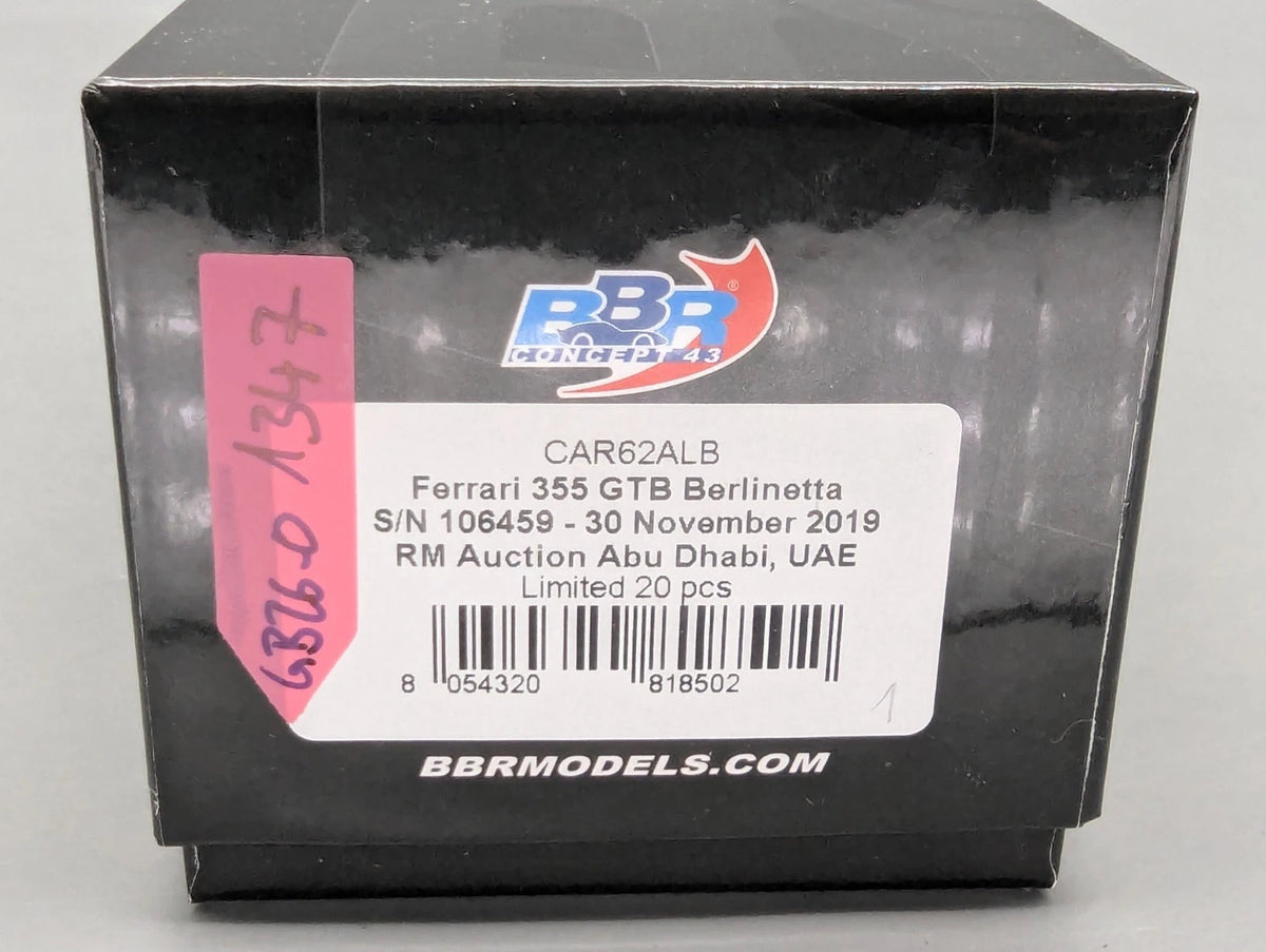 Modellautos 1:43 BBR Concept43 Ferrari 355 GTB Berlinetta 01/20 in OVP