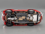 Modellautos 1:18 Bburago Mercedes Benz 300 SL Cabriolet Rot mit Vitrine