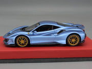 Modellautos 1:43 BBR Concept43 Ferrari 488 Pista RHD Azzurro Cali. Ltd 01/20 OVP