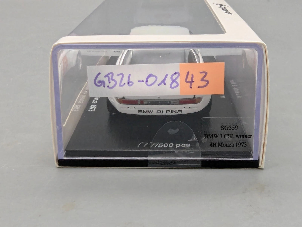 Modellautos 1:43 Spark SG359 BMW 3 CSL WINNER 4h Monza 1973 #6 Niki Lauda OVP