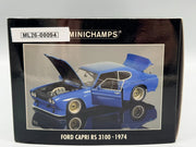 Modellautos 1:18 Minichamps Ford Capri RS 3100 1974 Blau mit OVP