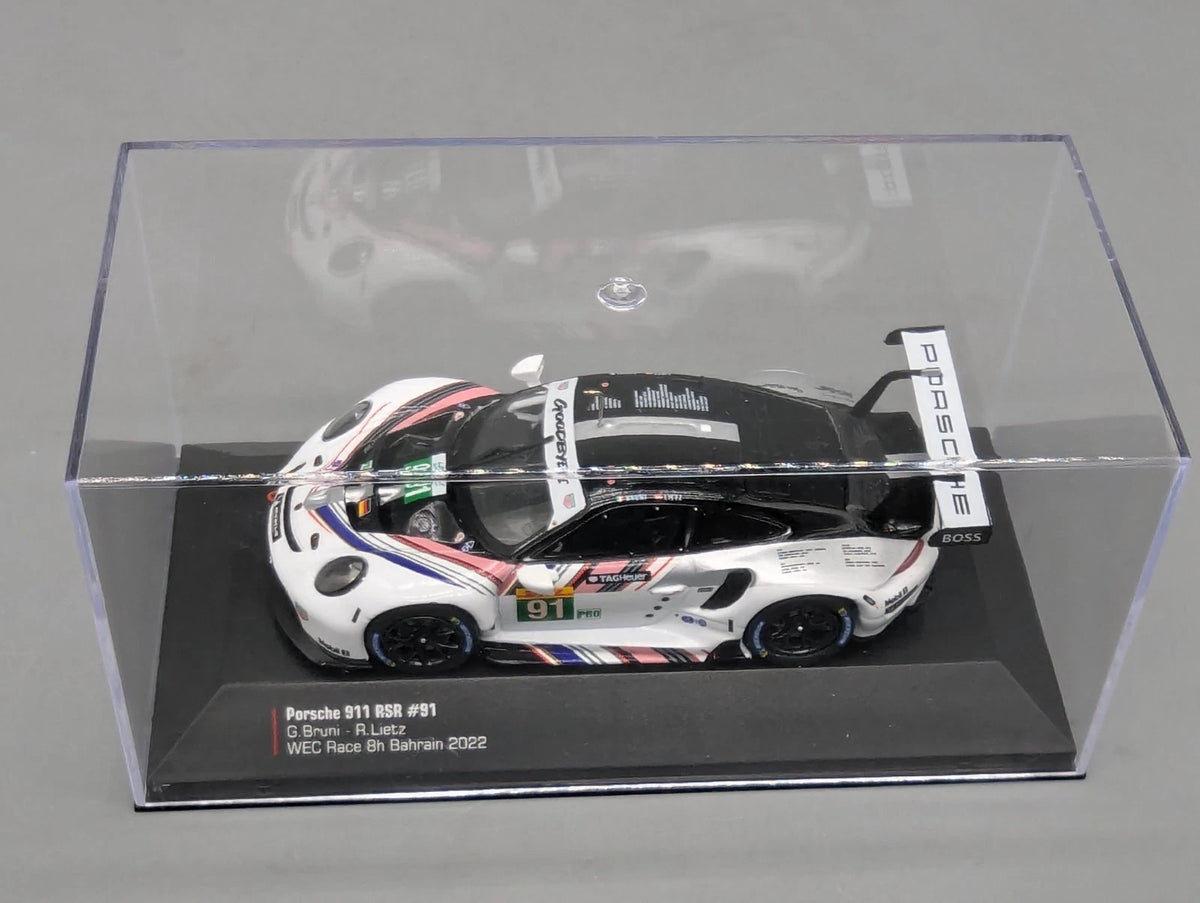 Modellautos 1:43 IXO Porsche 911 RSR WEC 8h Bahrain 2022 #91 Bruni Lietz mit OVP
