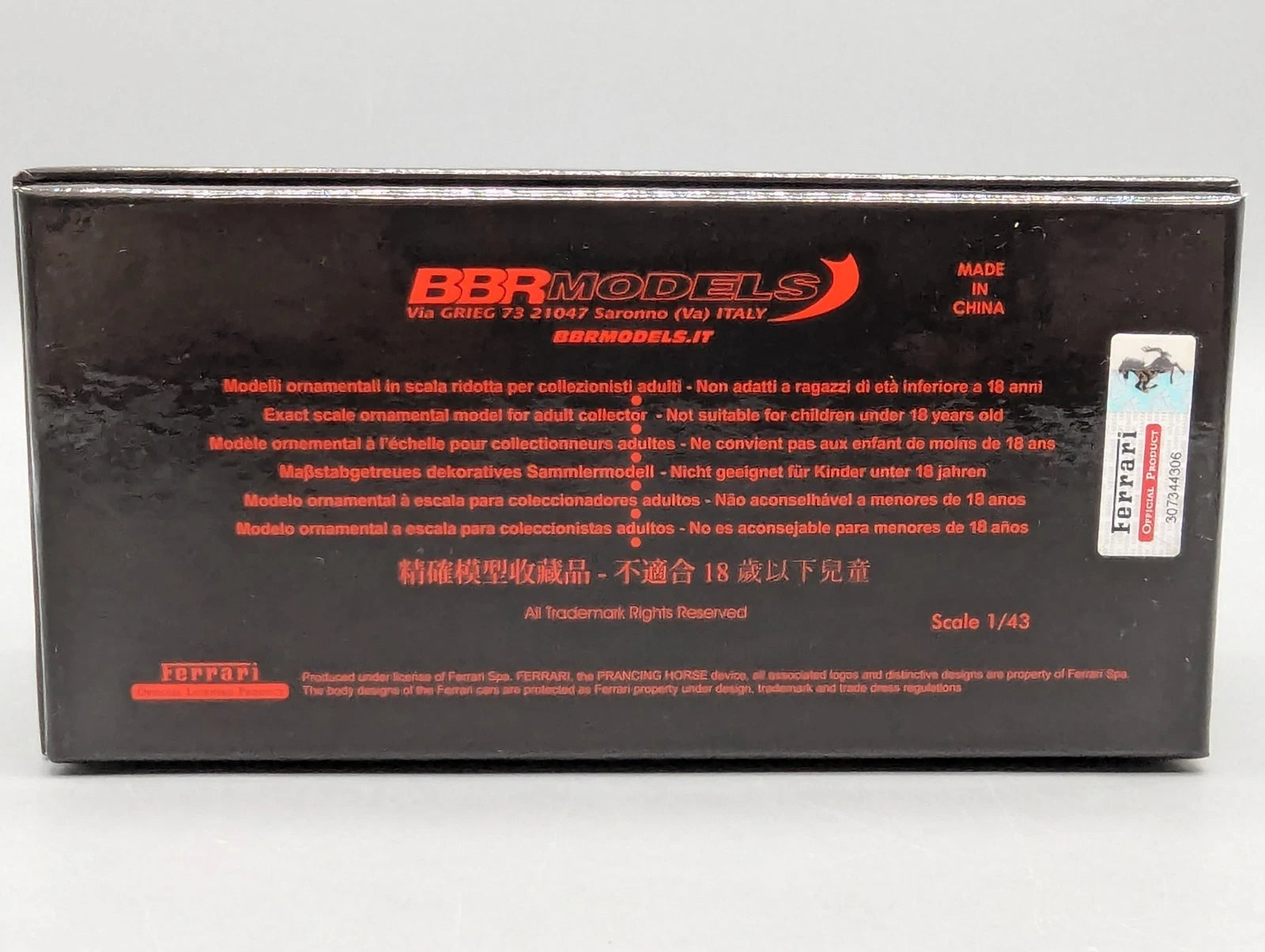Modellautos 1:43 BBR Executive Ferrari LaFerrari Gloss Mica Violet 22/35 OVP