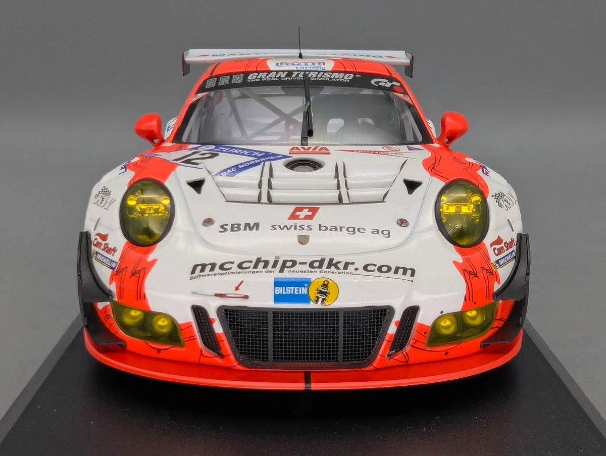 Modellautos 1:18 Minichamps Porsche 911 GT3 R 24h Nürburgring 2017 #12 OVP