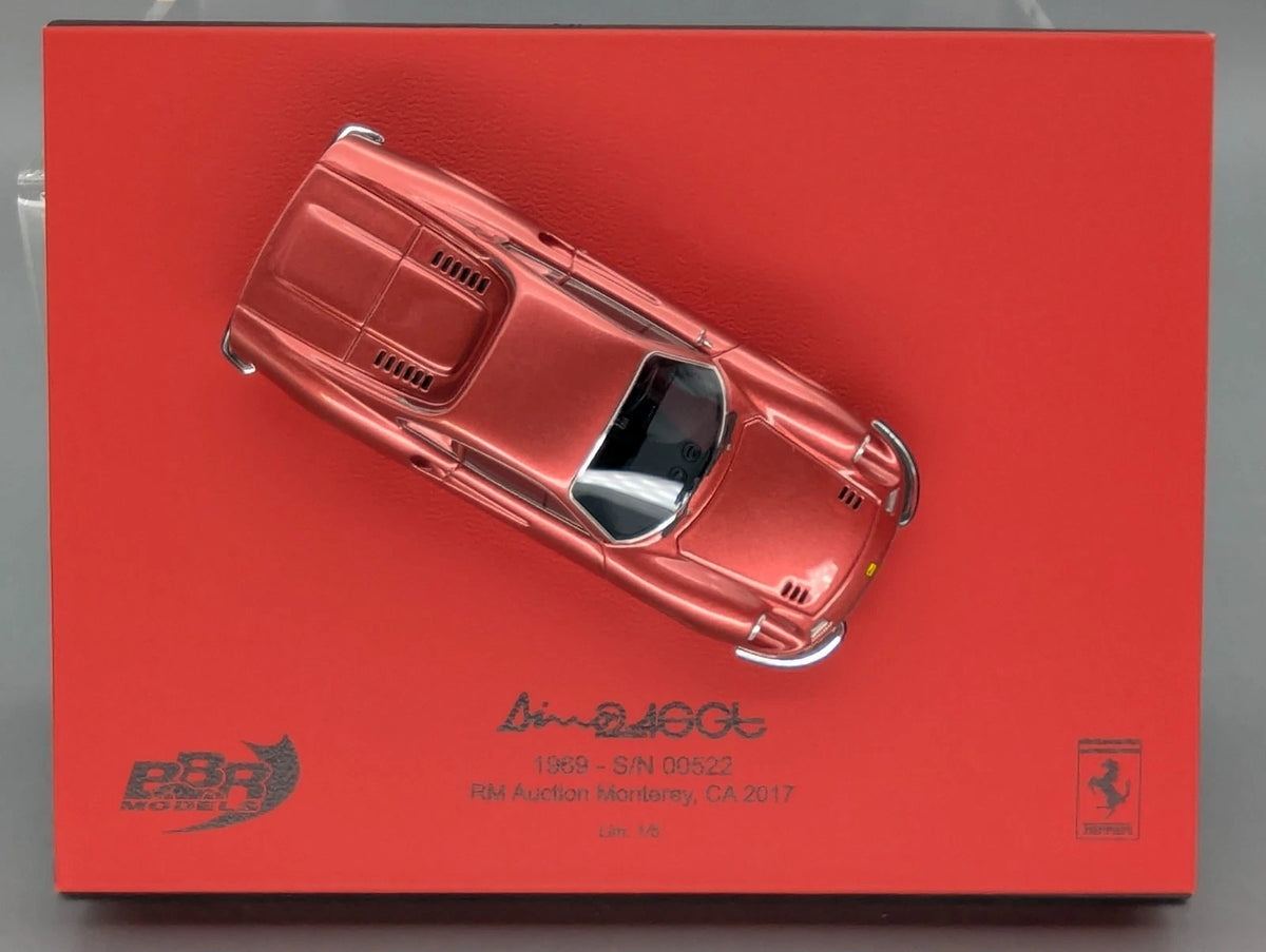 Modellautos 1:43 BBR Ferrari 246 GT Dino 1969 Auction CA 2017 01/05 mit OVP