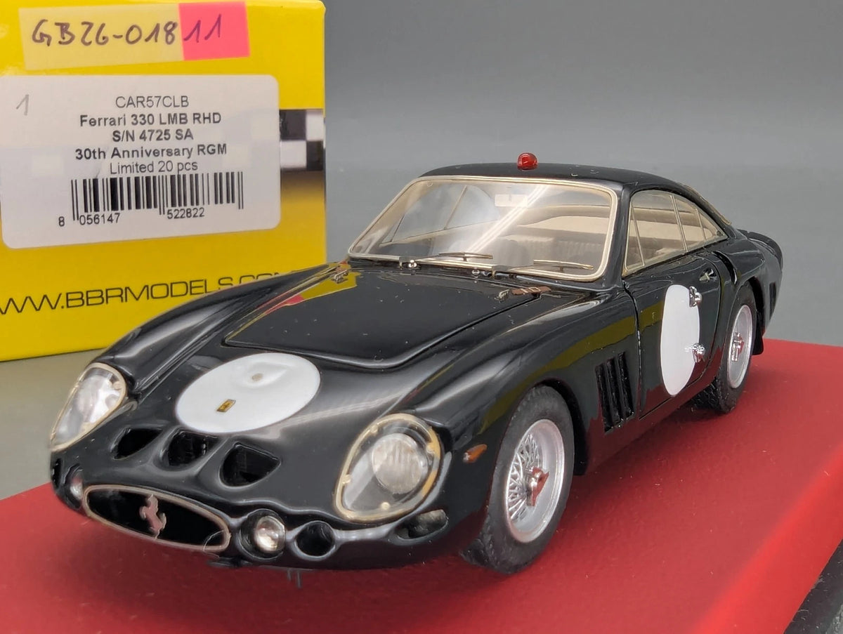 Modellautos 1:43 BBR RGM Ferrari 330 LMB RHD S/N 4725 SA Ltd 01/20 OVP