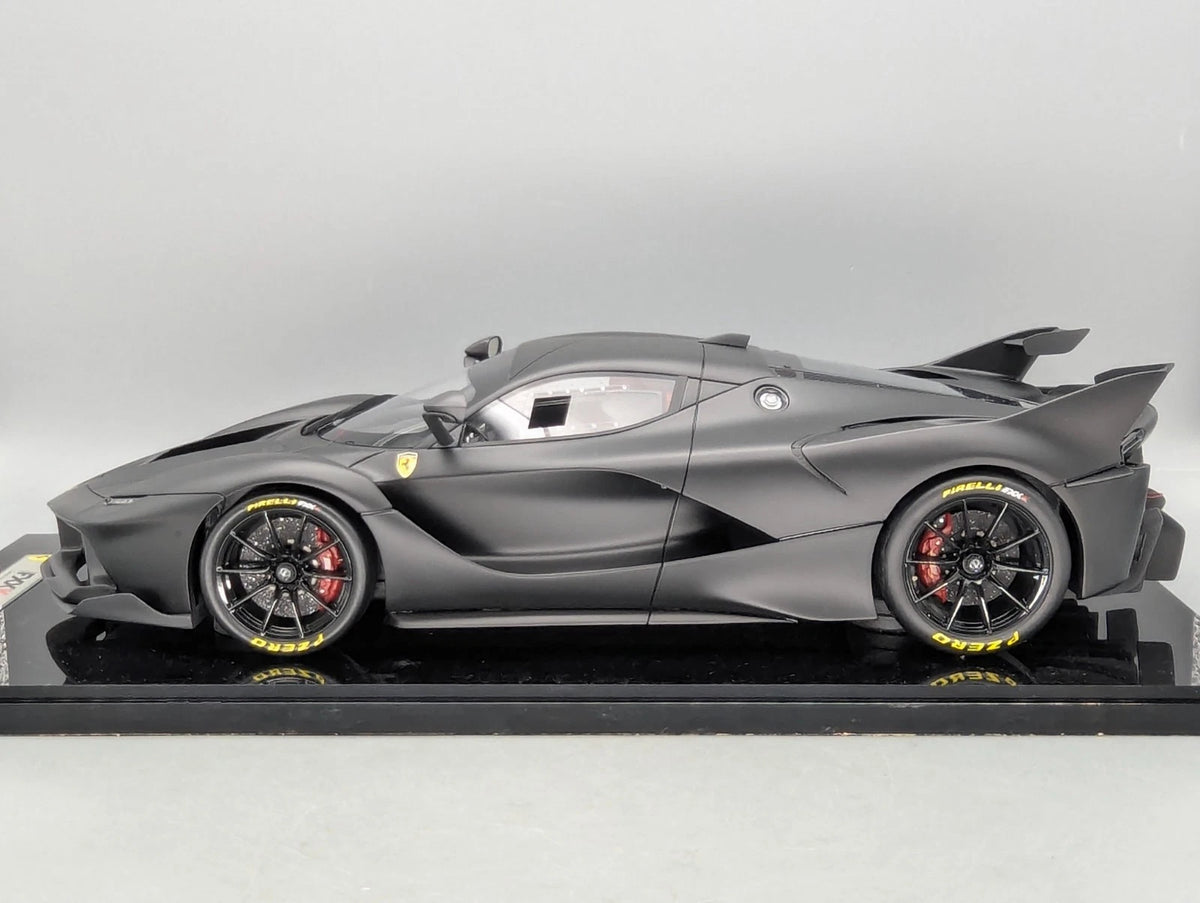 Modellautos 1:12 BBR Ferrari FXX-K Matt Black Ltd 03/05 Vitrine OVP