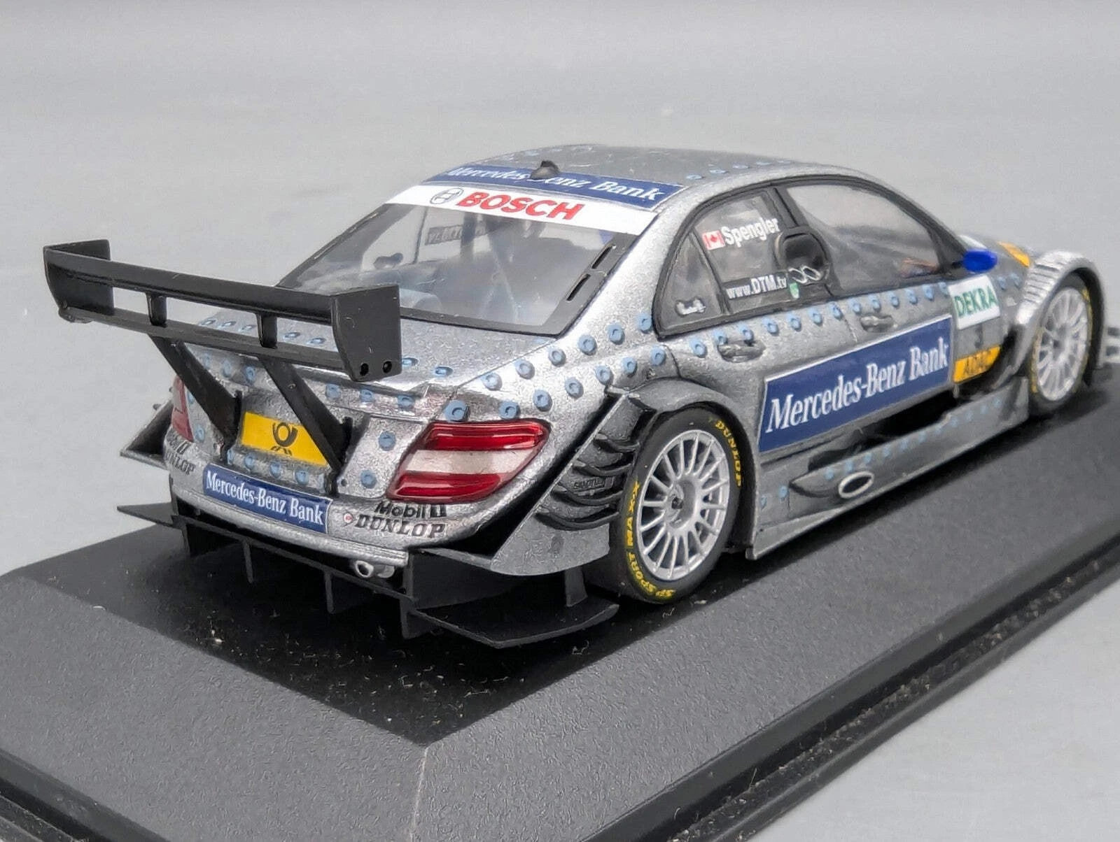 Modellautos 1:43 Minichamps Mercedes Benz C-Klasse DTM 2008 #3 B. Spengler OVP