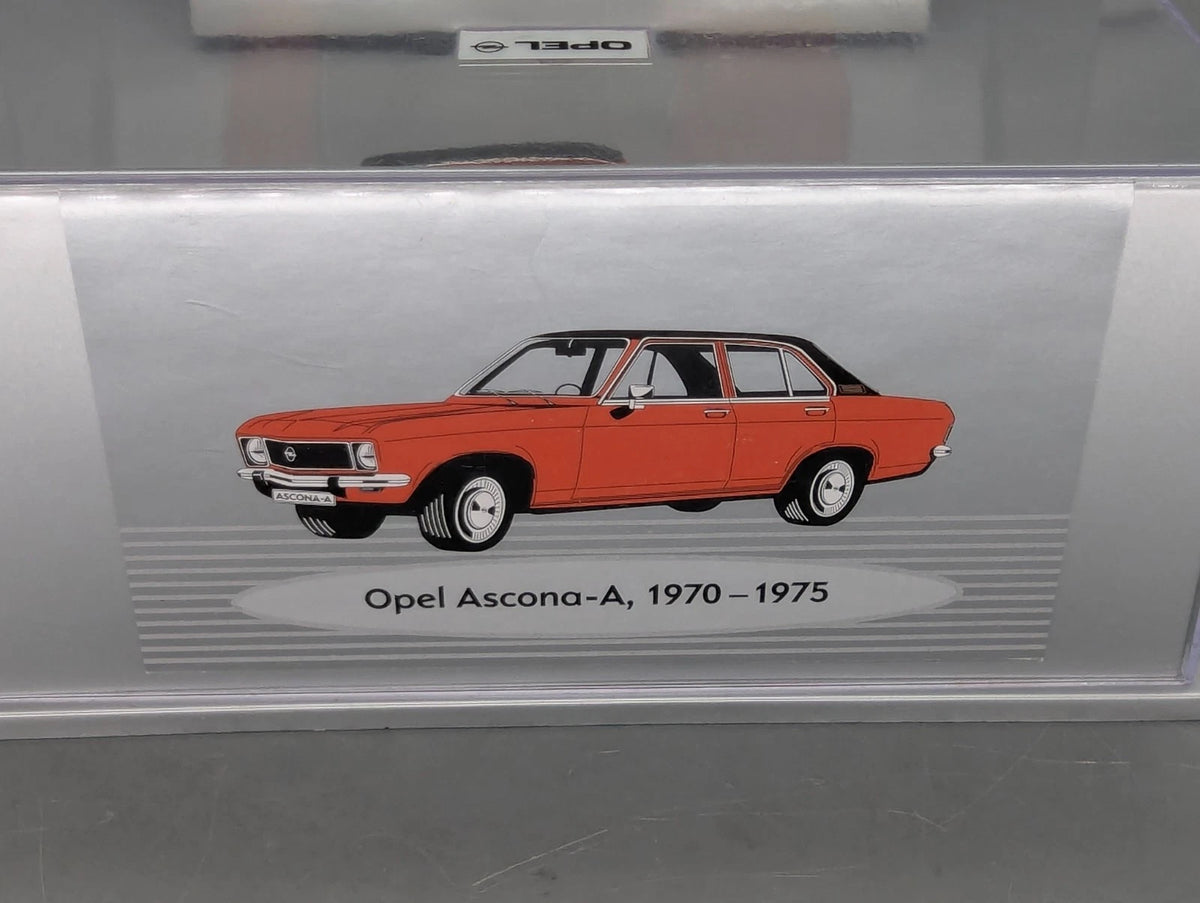 Modellautos 1:43 Ixo PCT Opel Car Collection Opel Ascona-A 1970 Dealer OVP