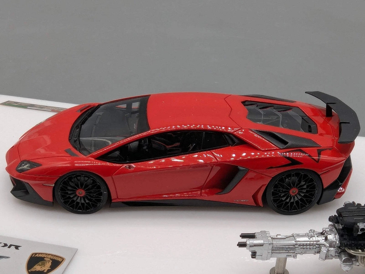 Eidolon Make Up 1:43 Lamborghini Aventador LP750-4 SV 2015 Engine Set 03/30 OVP