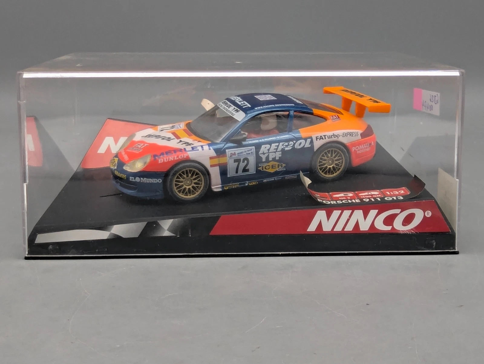 Modellautos Slotcar 1:32 Ninco 50240 Porsche 911 GT3 R Repsol #72 mit OVP