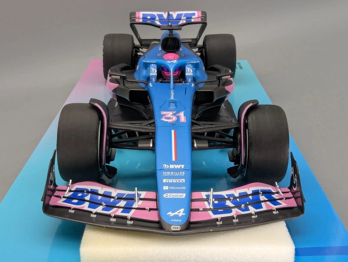 Modellautos 1:18 Minichamps BWT Alpine F1 Miami GP 2023 #31 Esteban Ocon mit OVP