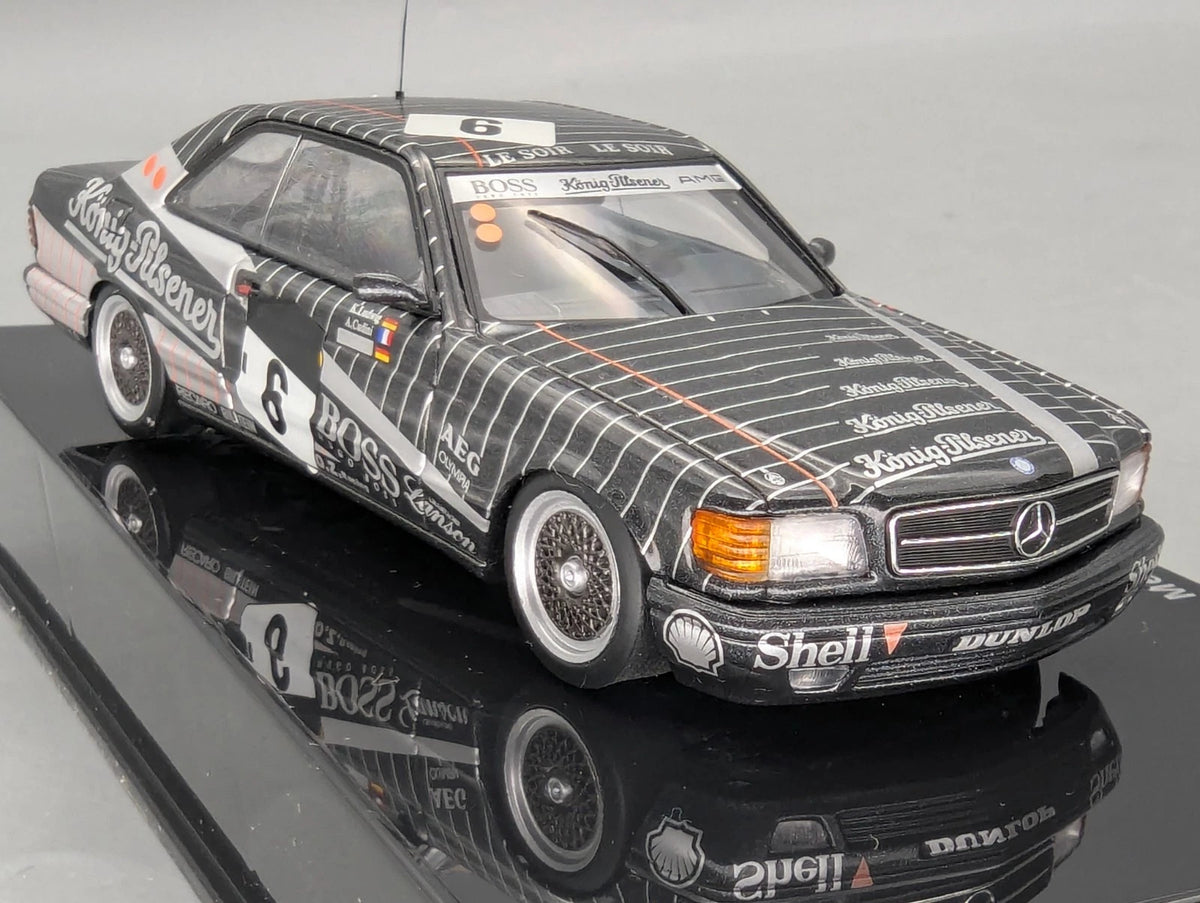 Modellautos 1:43 AUTOart Mercedes Benz 500SEC AMG Spa 1989 #6 Ludwig u. A. OVP