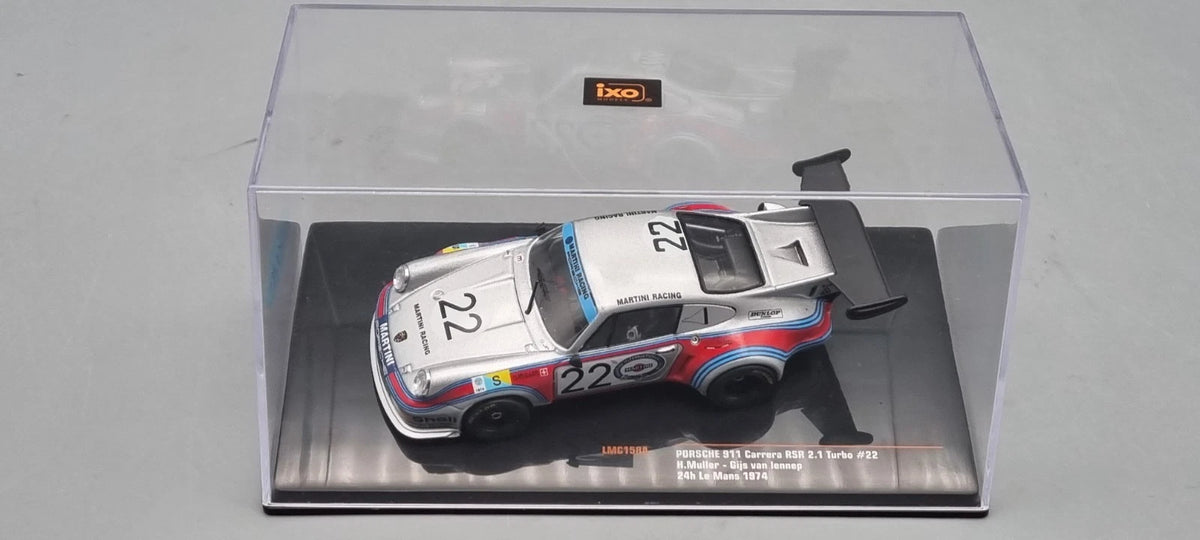 Modellautos 1:43 IXO LMC158 Porsche 911 Carrera RSR 2.1 Turbo #22 Le Mans 74 OVP