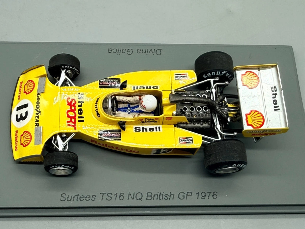 Modellautos 1:43 Spark Surtees TS16 NQ British GP 1976 mit OVP