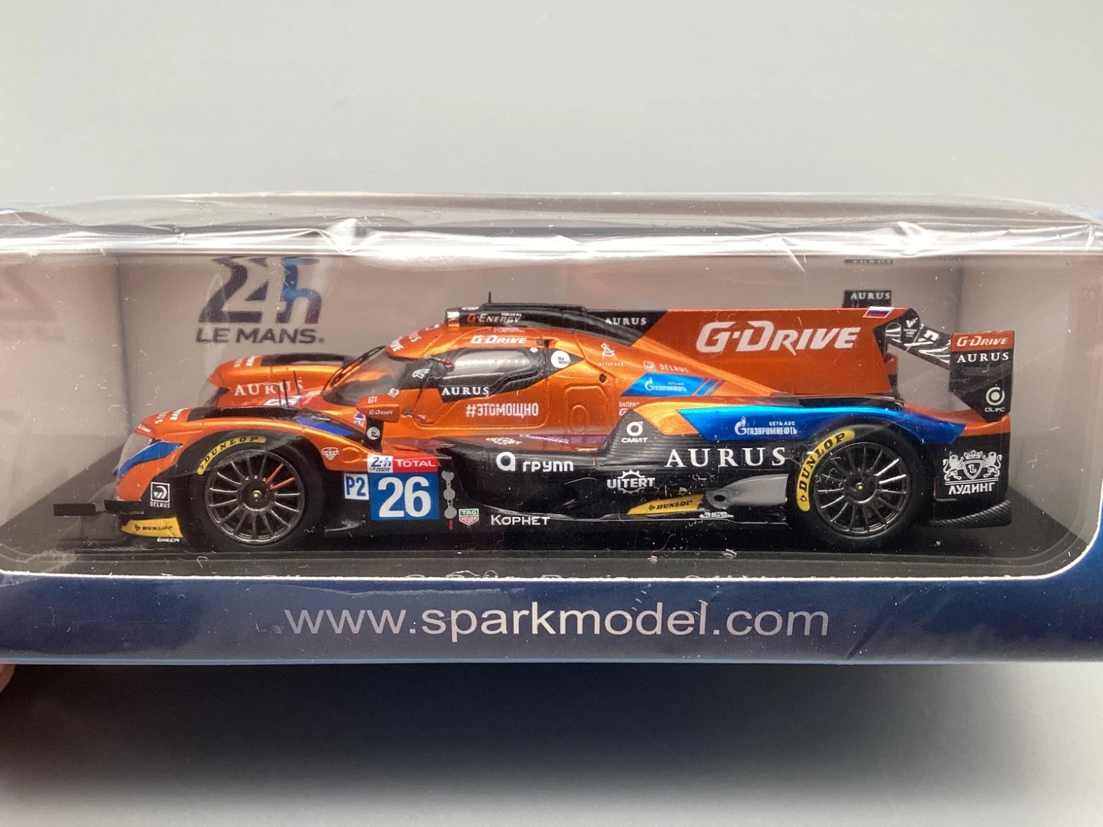 Modellautos 1:43 Spark Aurus 01 Gibson G-Drive LM 2019 #26 OVP ungeöffnet