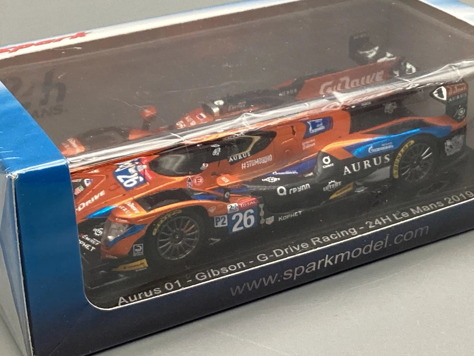 Modellautos 1:43 Spark Aurus 01 Gibson G-Drive LM 2019 #26 OVP ungeöffnet