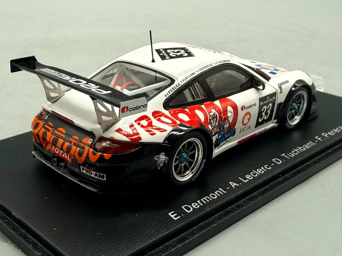 Modellautos 1:43 Spark Porsche 997 GT3 R 24H Spa 2012 #33 mit OVP