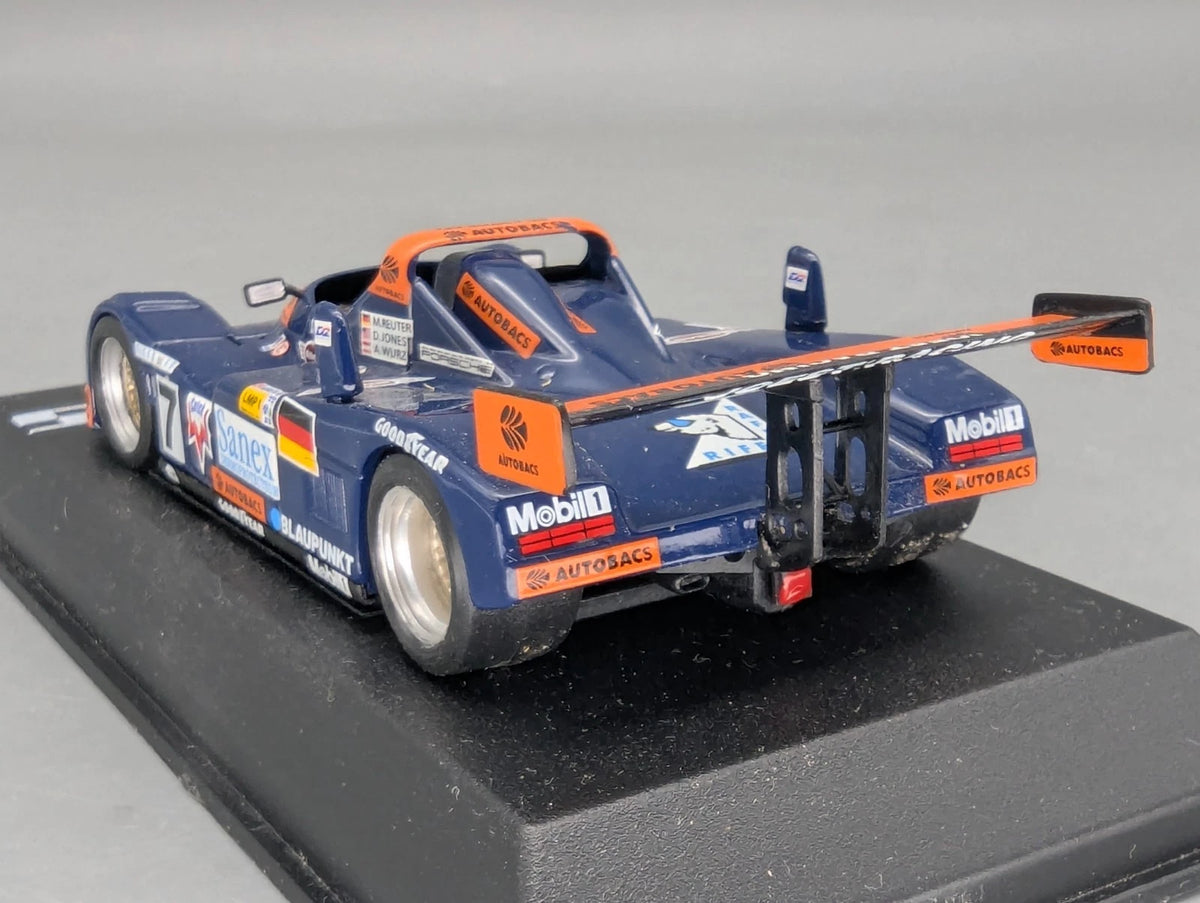 Modellautos 1:43 Trofeu Joest Porsche WSC 1997 #7 Reuter und Andere mit Vitrine
