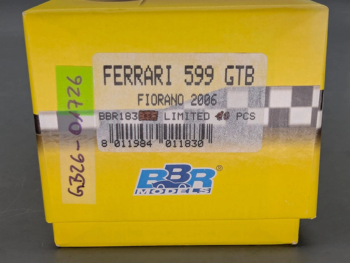 Modellautos 1:43 BBR  Ferrari 599 GTB Fiorano 2006 Ltd 10/10  in OVP