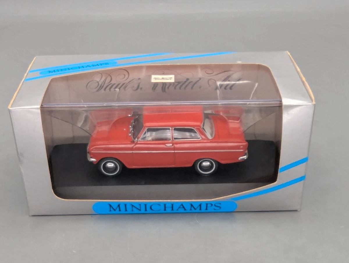 Modellautos 1:43 Minichamps Opel Kadett A 1962 Rot mit OVP