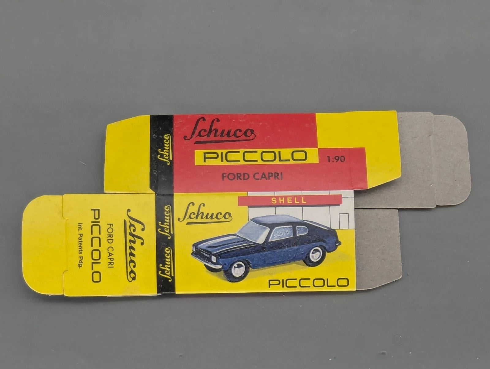 Modellautos 1:90 Schuco Piccolo Ford Capri Polizei 1970 mit OVP