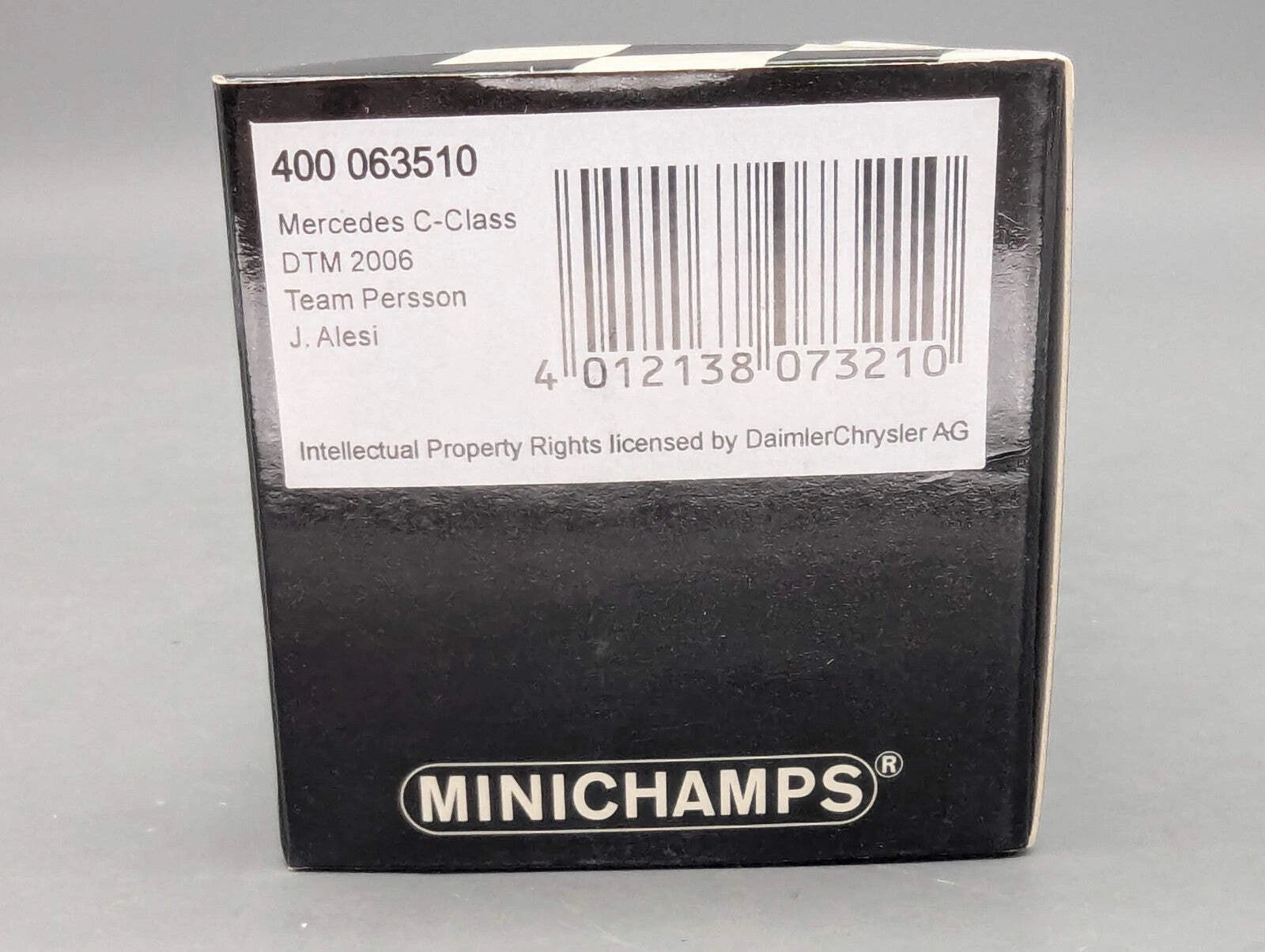 Modellautos 1:43 Minichamps Mercedes Benz C-Klasse DTM 2006 #10 J. Alesi mit OVP