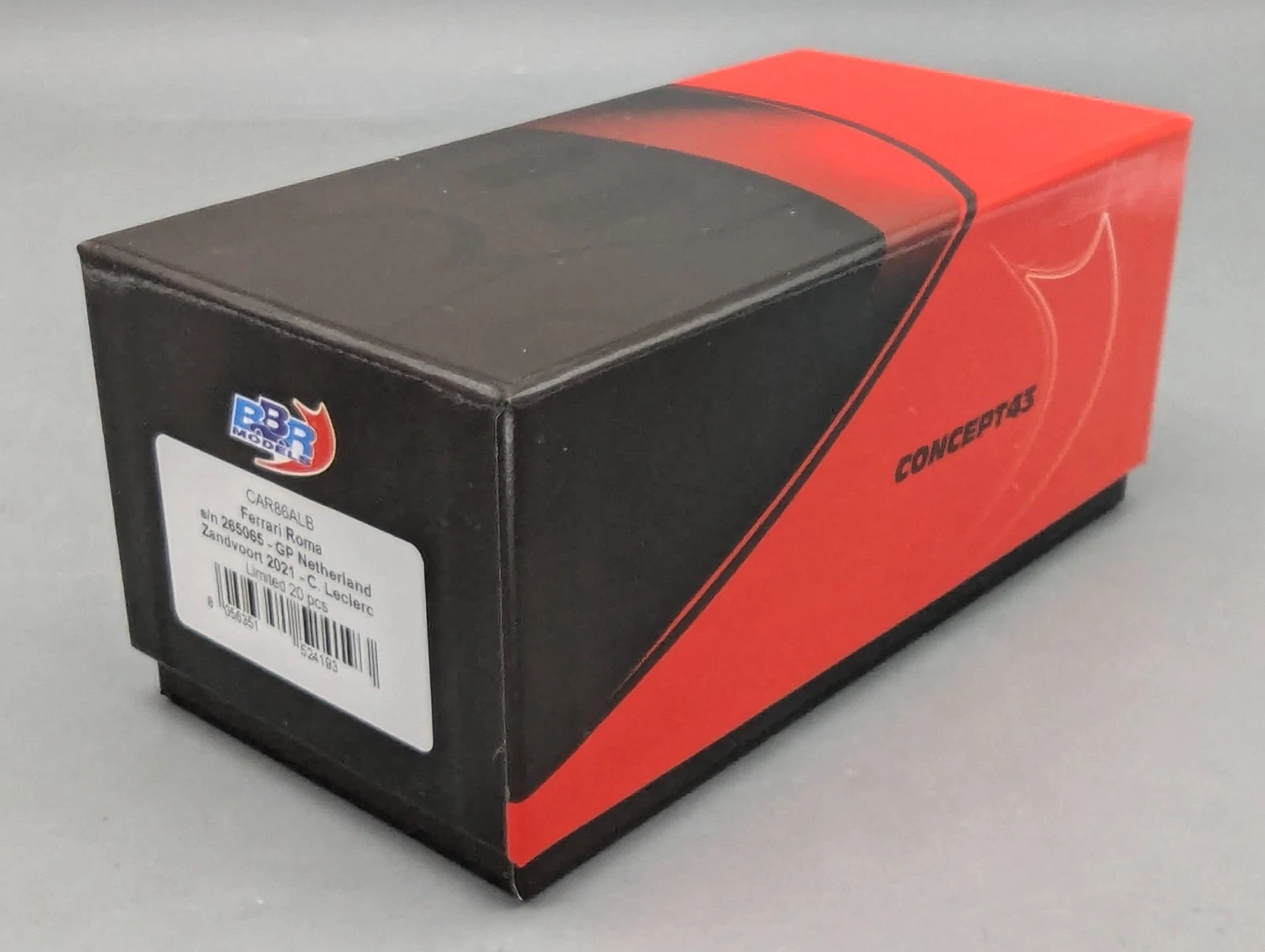 Modellautos 1:43 BBR Concept43 Ferrari Roma GP NL 2021 Ltd 14/20 C. Leclerc OVP