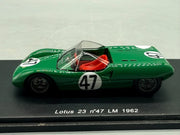 Modellautos 1:43 Spark Lotus 23 #47 LM 1962 + OVP