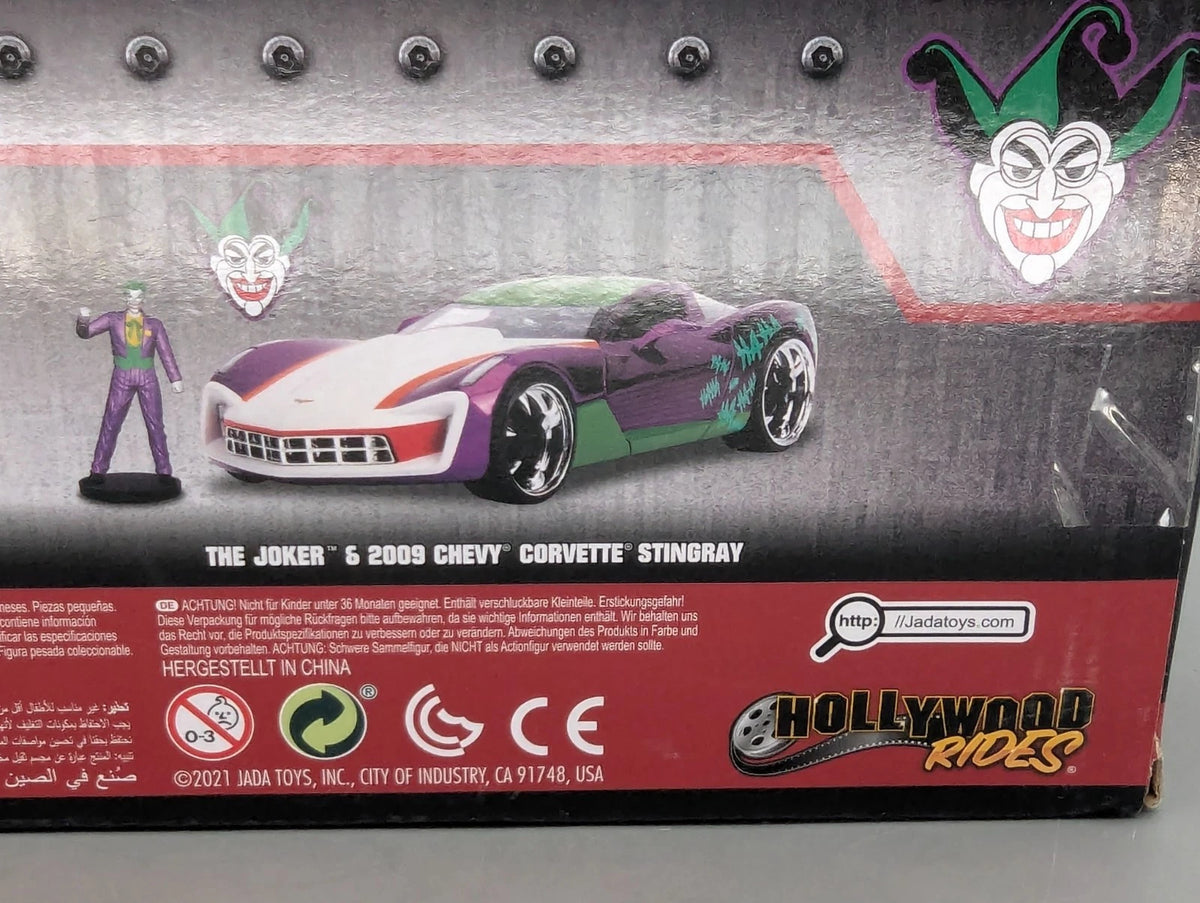 Modellautos 1:24 Jada 2009 Chevrolet Chevy Corvette Stingray "Joker's Car" OVP