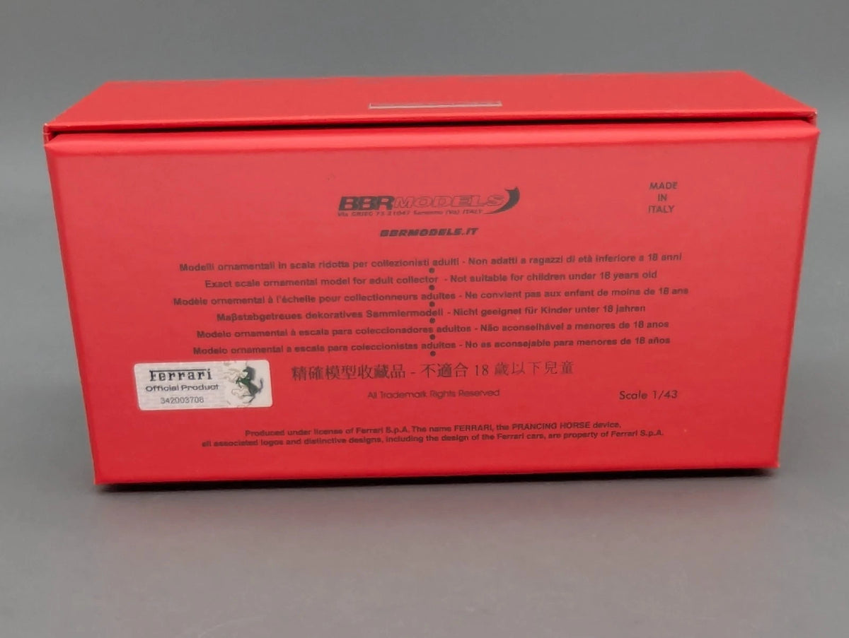 Modellautos 1:43 BBR Ferrari 250 GTO WINNER 3h 1962 Ltd 01/05 #41 Parkes mit OVP
