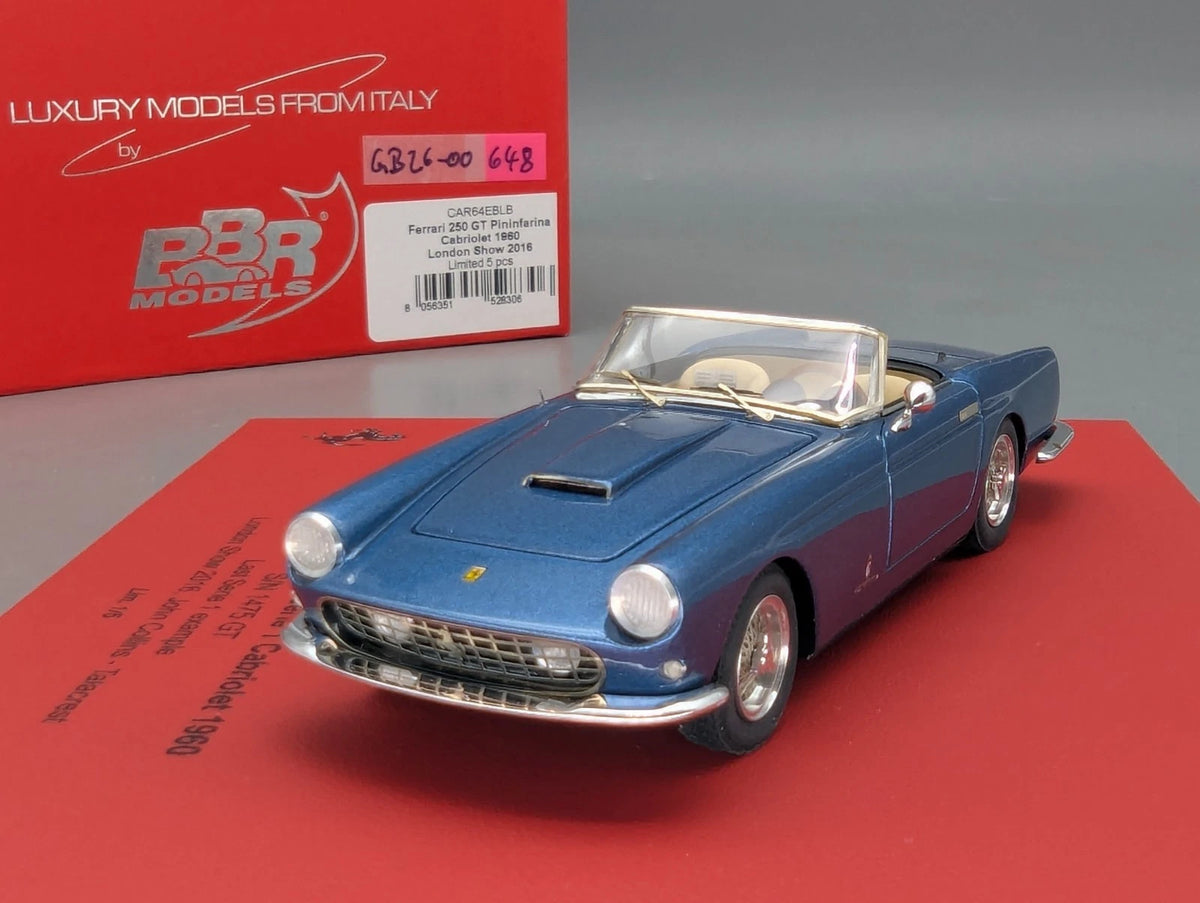 Modellautos 1:43 BBR Ferrari 250 GT Pininfarina Cabriolet 1960 Ltd 01/05 OVP