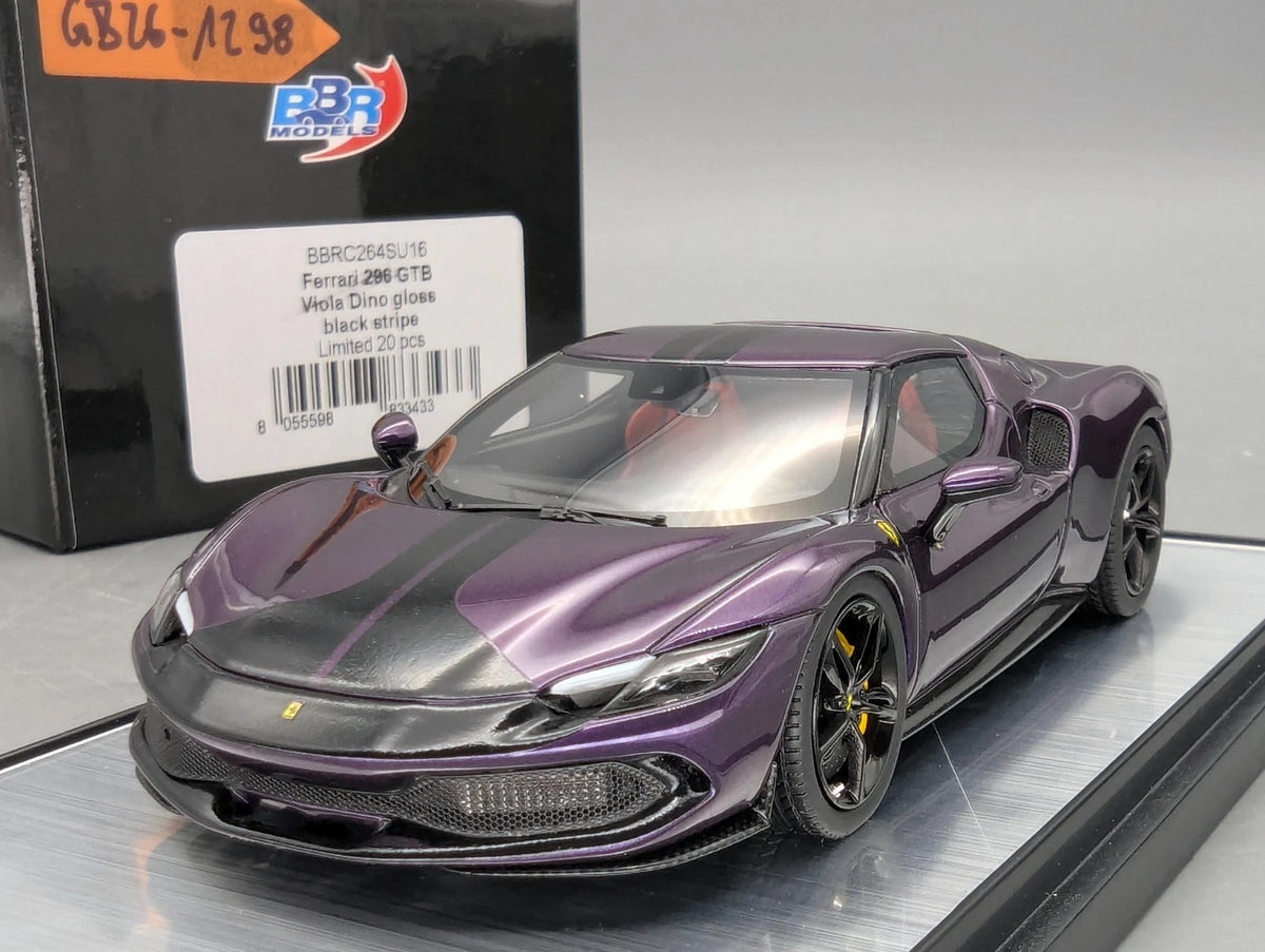 Modellautos 1:43 BBR Concept43 Ferrari 296 GTB Viola Dino Gloss Ltd 07/20 OVP