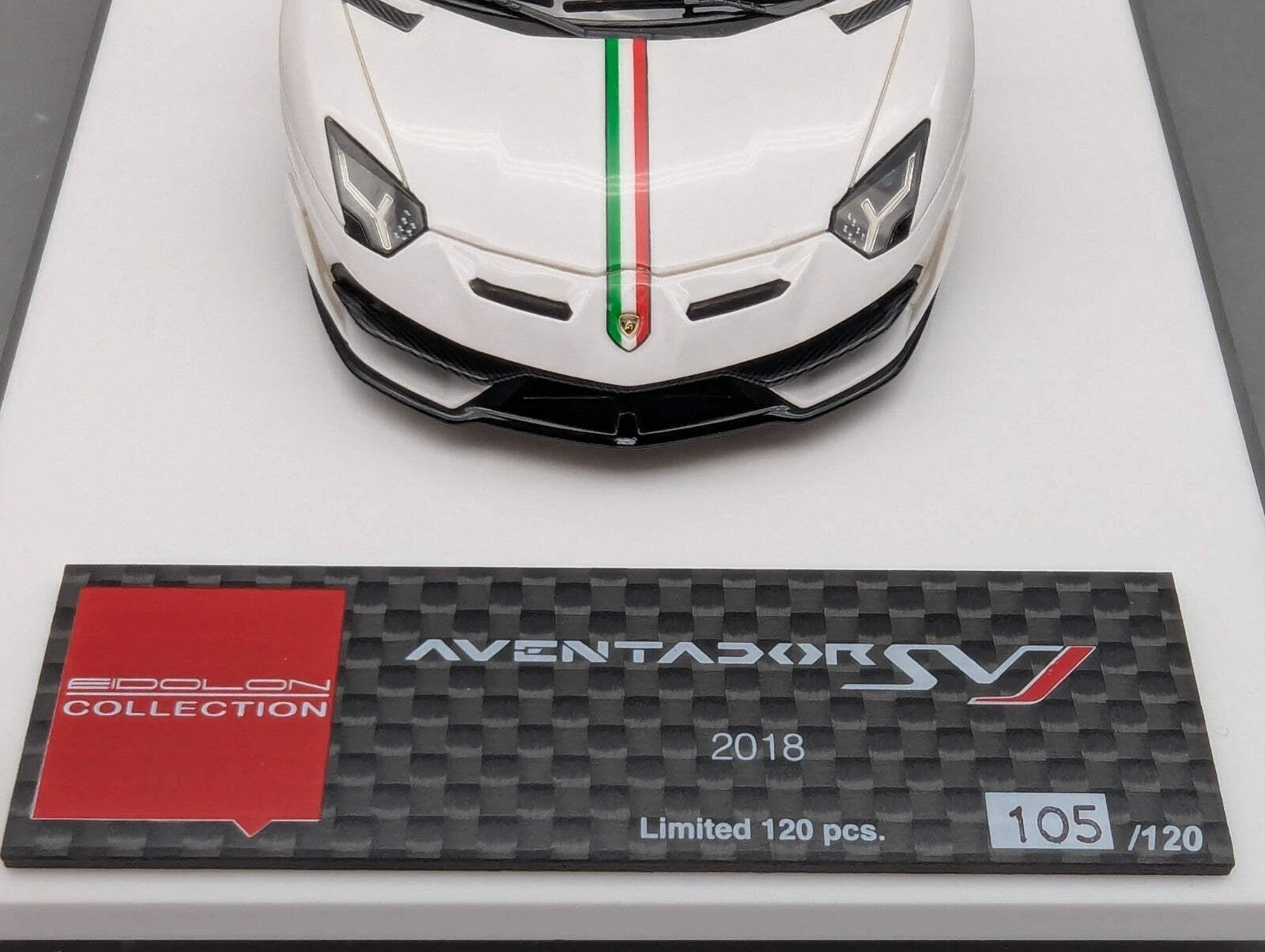 Eidolon Make Up 1:43 Lamborghini Aventador SVJ 2018 Limited 105/120 Weiß OVP