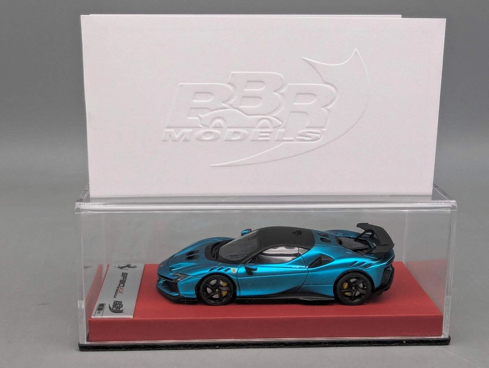 Modellautos 1:43 BBR Concept43 Ferrari SF90XX Stradale C Matt Blue Ltd 07/15 OVP