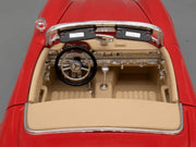 Modellautos 1:18 Bburago Mercedes Benz 300 SL Cabriolet Rot mit Vitrine