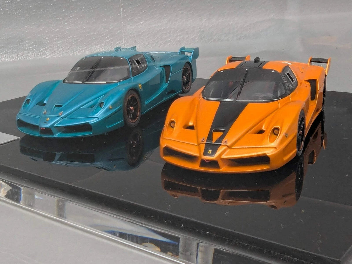 Modellautos 1:43 BBR Project Kit Ferrari FXX 2005 HANDMADE Set Unikat Vitrine