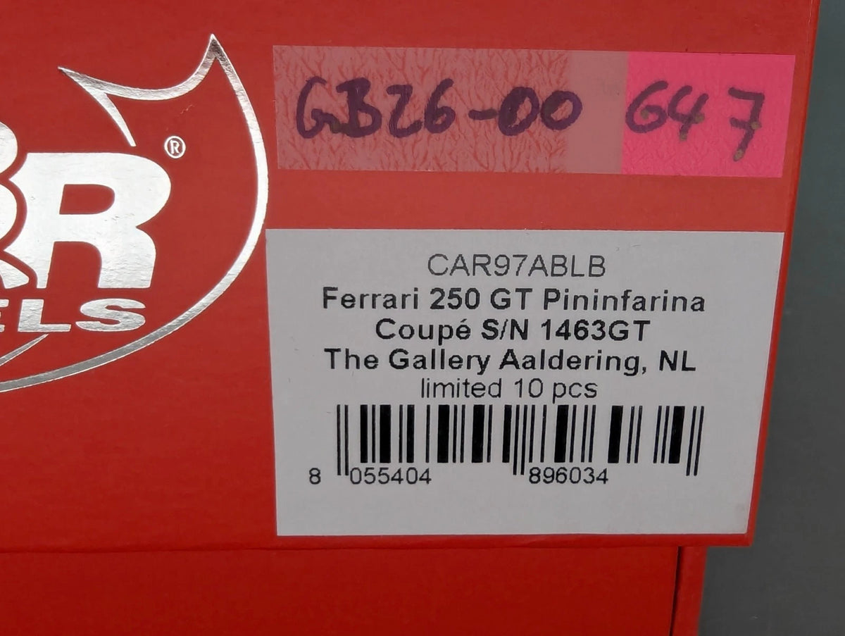 Modellautos 1:43 BBR Ferrari 250 GT Pininfarina Coupe Ltd 08/10 OVP