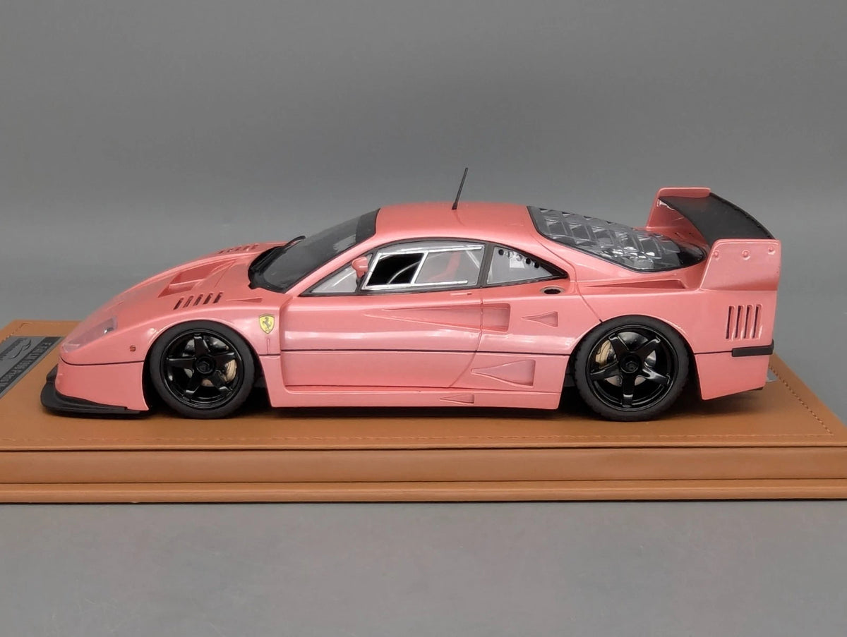 Modellautos 1:18 Tecnomodel Ferrari F40 LM 1996 Press Metallic Pink 19/60 OVP