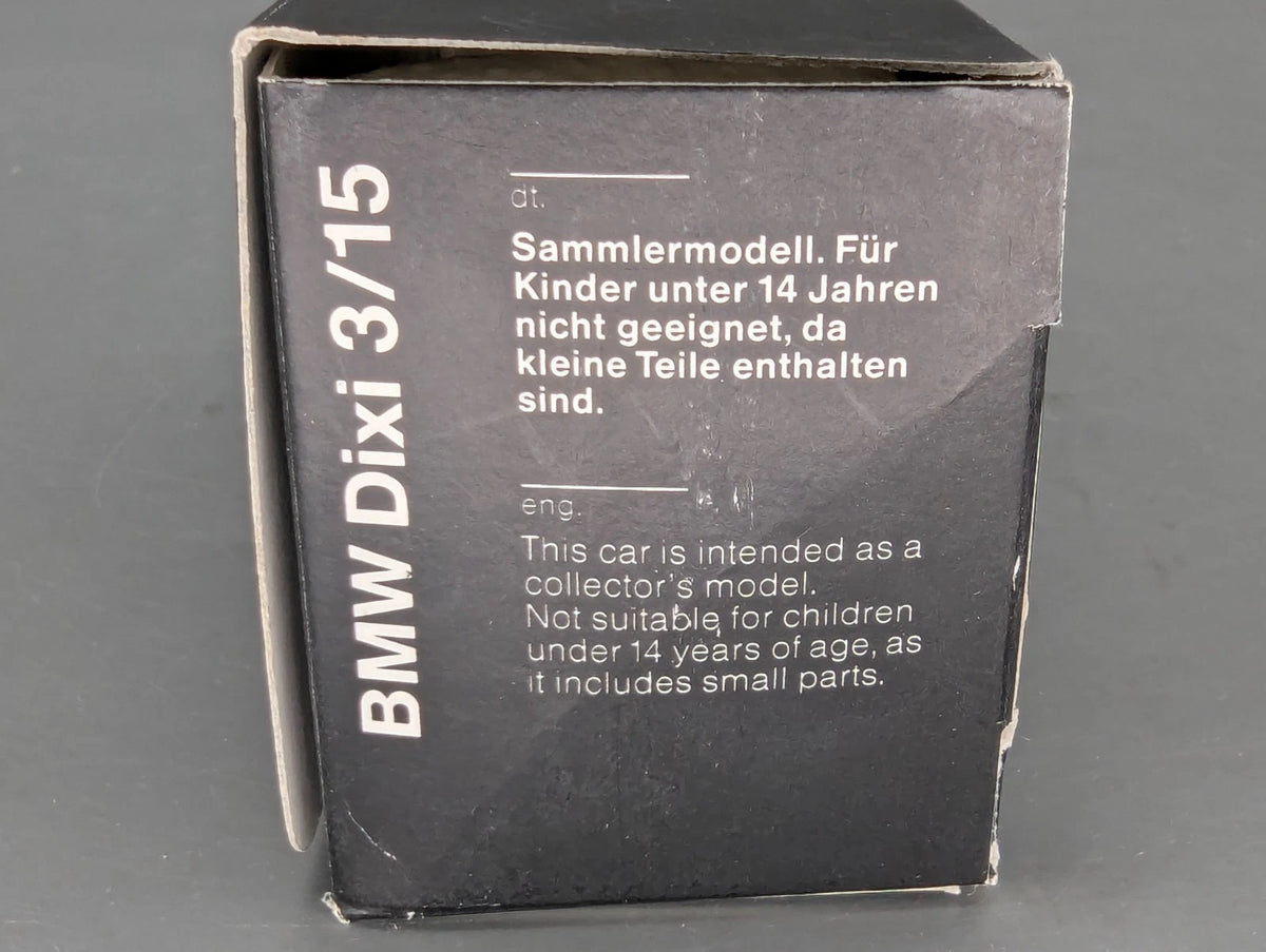 Modellautos 1:43 Minichamps Classic Line BMW Dixi 3/15 1928 Grau mit Dealer OVP