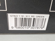 Modellautos 1:18 GT Spirit GT822 Porsche 911 RS Green mit OVP