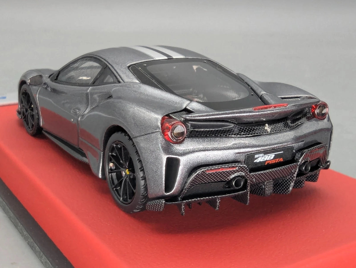 Modellautos 1:43 BBR Concept43 Ferrari 488 Pista RHD 2019 Grigio Ltd 01/20 OVP