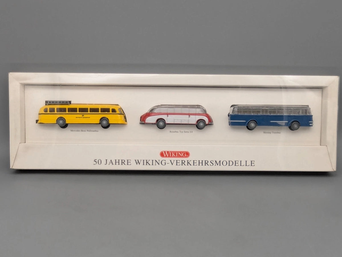 Bus Modelle HO 1:87 Wiking 50 Jahre Wiking-Verkehrsmodelle mit OVP