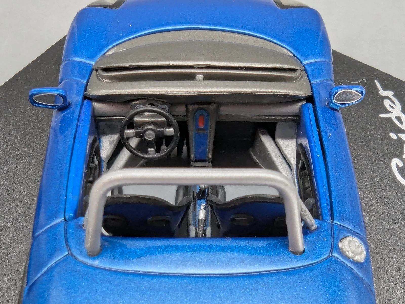 Modellautos 1:43 Vitesse Renault Sport Spider Blau mit Vitrine