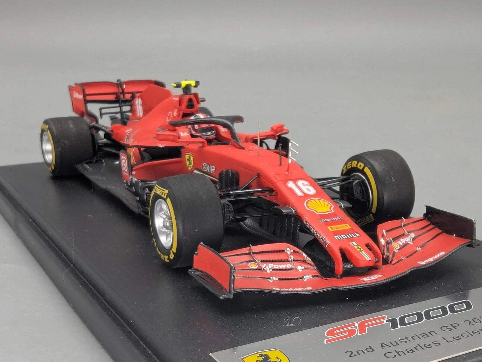 Modellautos 1:43 LookSmart Ferrari SF1000 Austria 2020 #16 Charles Leclerc OVP