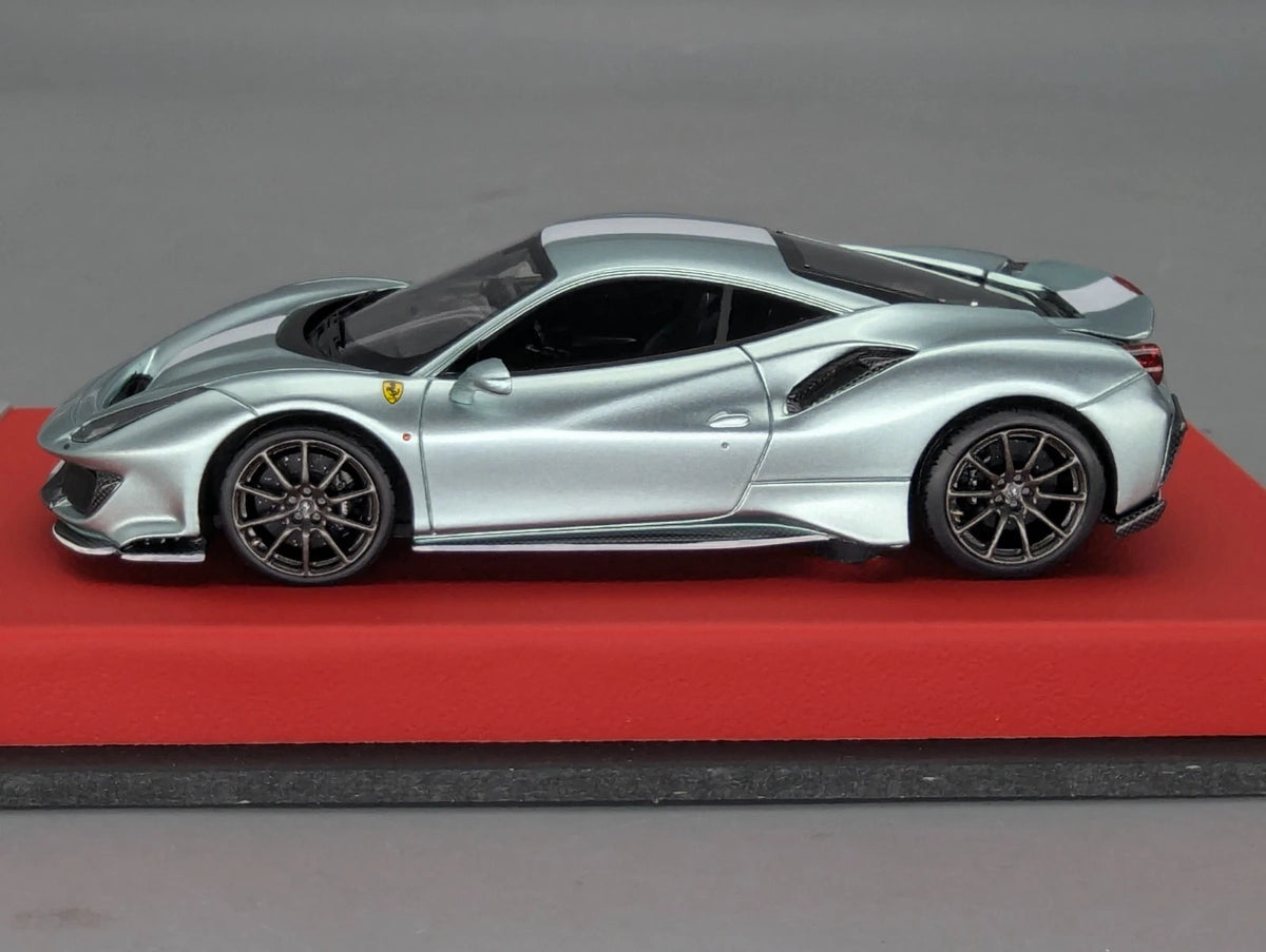Modellautos 1:43 BBR Concept43 Ferrari 488 Pista RHD 2019 Verde France 17/20 OVP