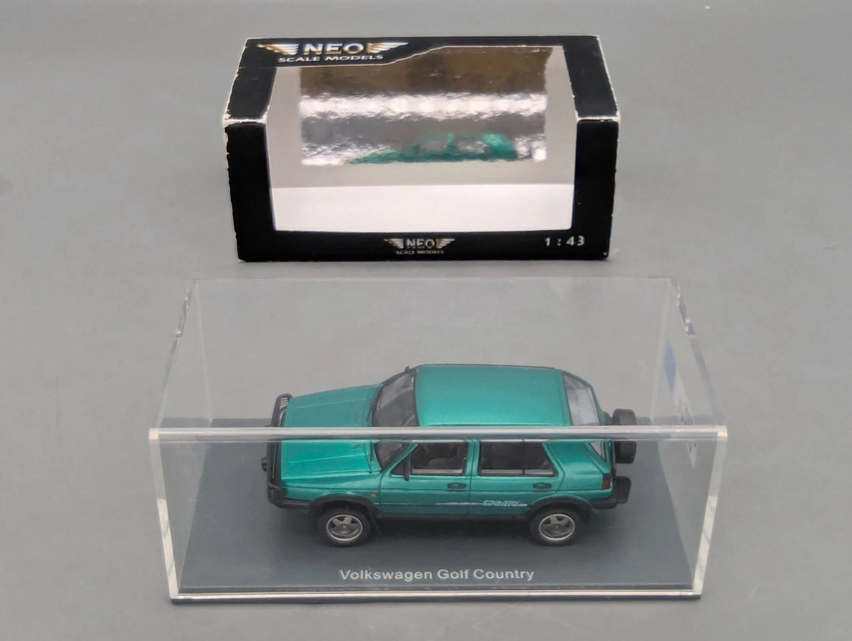 Modellautos 1:43 Neo Scale Models 43753 Volkswagen VW Golf Country Grün mit OVP