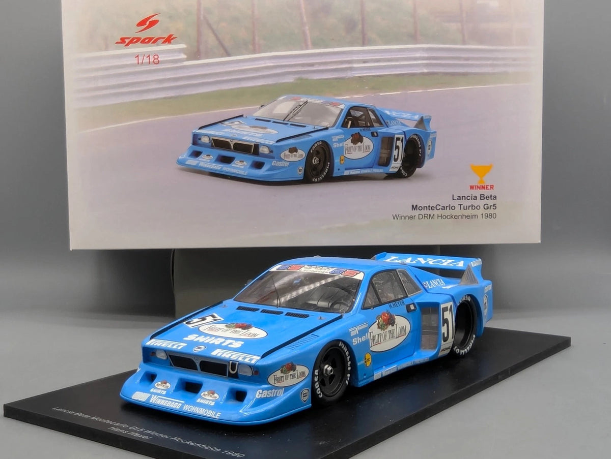 Modellautos 1:18 Spark Lancia Beta Monte Carlo Turbo WINNER DRM 1980 Heyer OVP